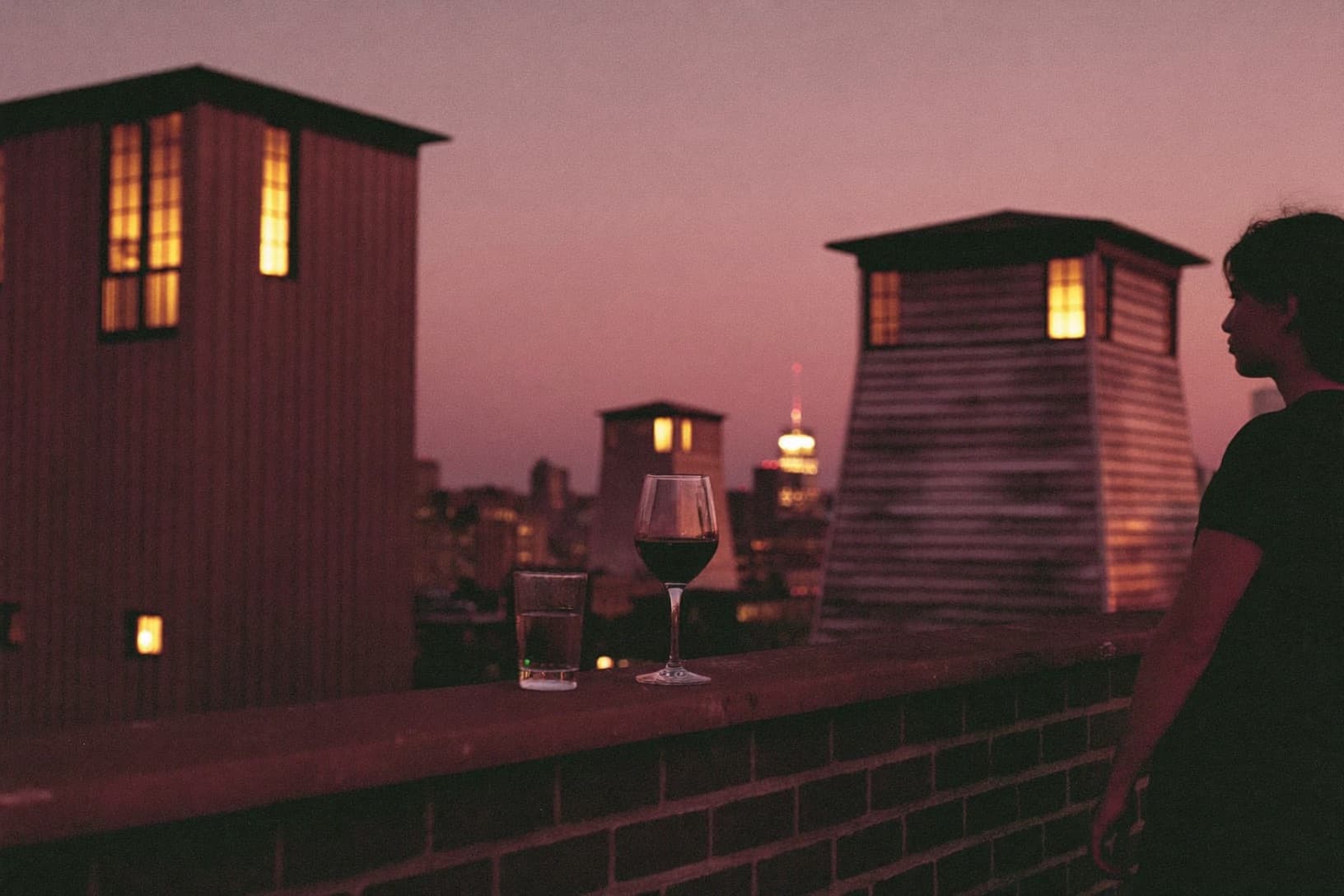 Late light over New York
